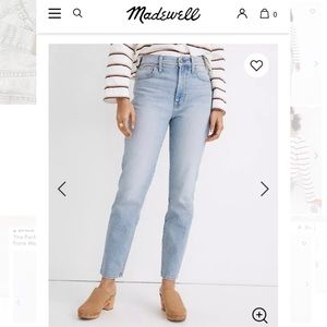 Madewell Perfect Vintage High Rise Jeans
